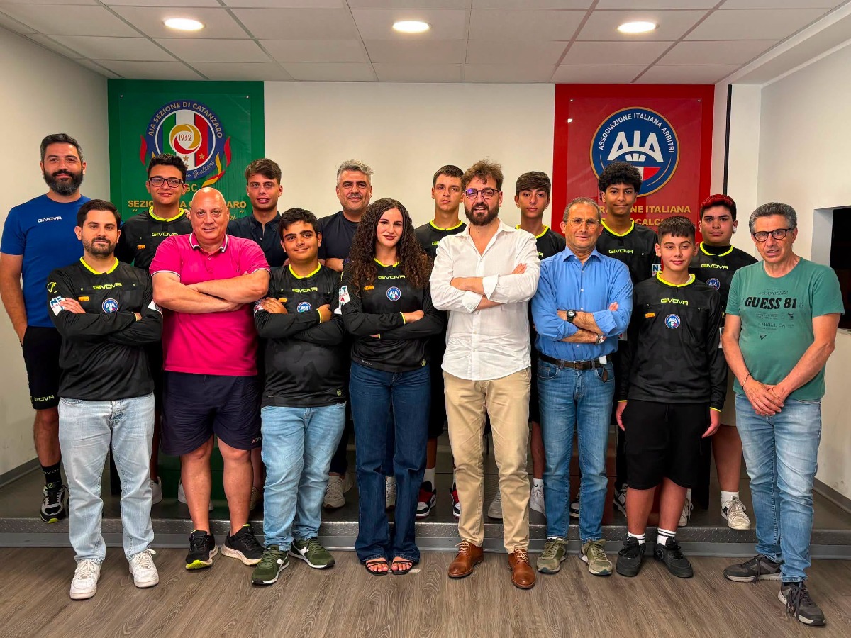 AIA Catanzaro, nove nuovi arbitri entrano a far parte della sezione - Foto Uff. Stampa Aia Catanzaro