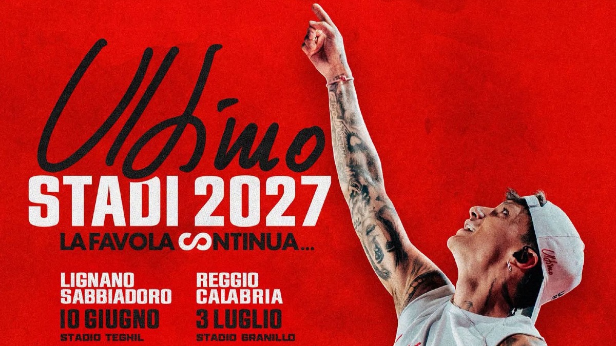 Ultimo annuncia il tour "Stadi 2027": undici concerti da Nord a Sud, ecco tutte le date - Foto Locandina Ufficiale 