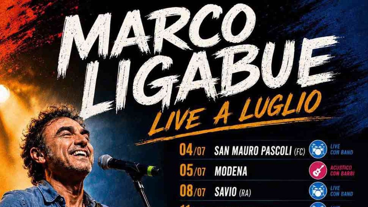 Marco Ligabue in concerto a Grisolia Scalo: tappa calabrese del tour estivo - Foto Locandina Ufficiale 