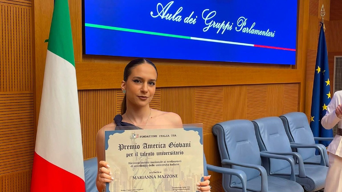 Catanzaro celebra l'eccellenza: Marianna Mazzone premiata alla Camera dei deputati con il Premio America Giovani - Marianna Mazzone 