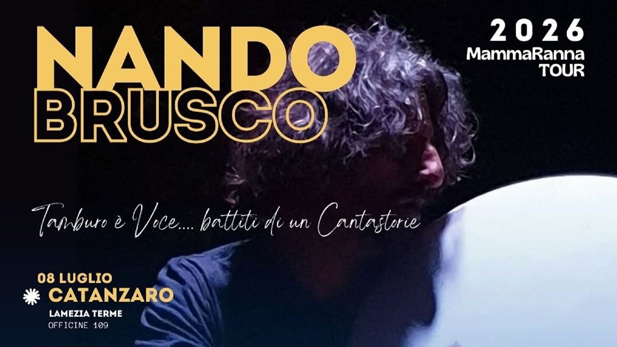 Nando Brusco fa tappa a Lamezia Terme: domani il concerto tra tamburo e tradizione - Foto Locandina Ufficiale 