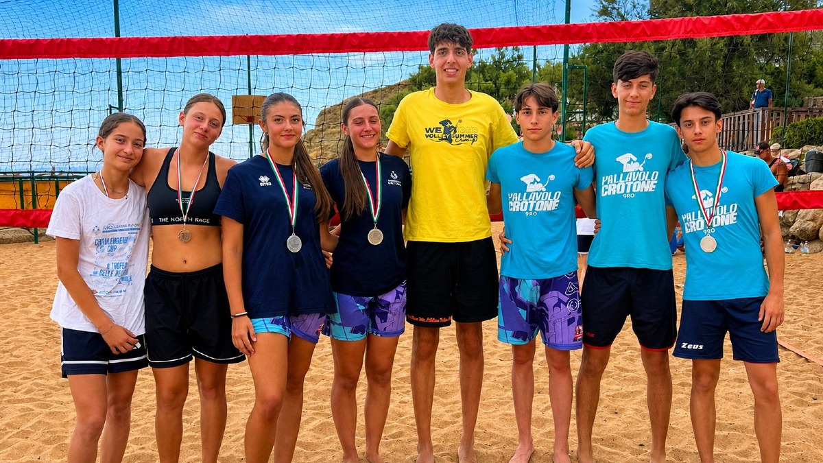 Beach Under 16, la Pallavolo Crotone protagonista alle finali territoriali - Foto uff. Stampa Pallavolo Crotone