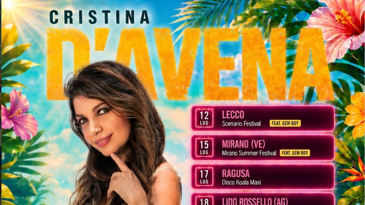 Cristina D'Avena torna in tour: undici date per il Summer Live 2026 - Foto Locandina Ufficiale 