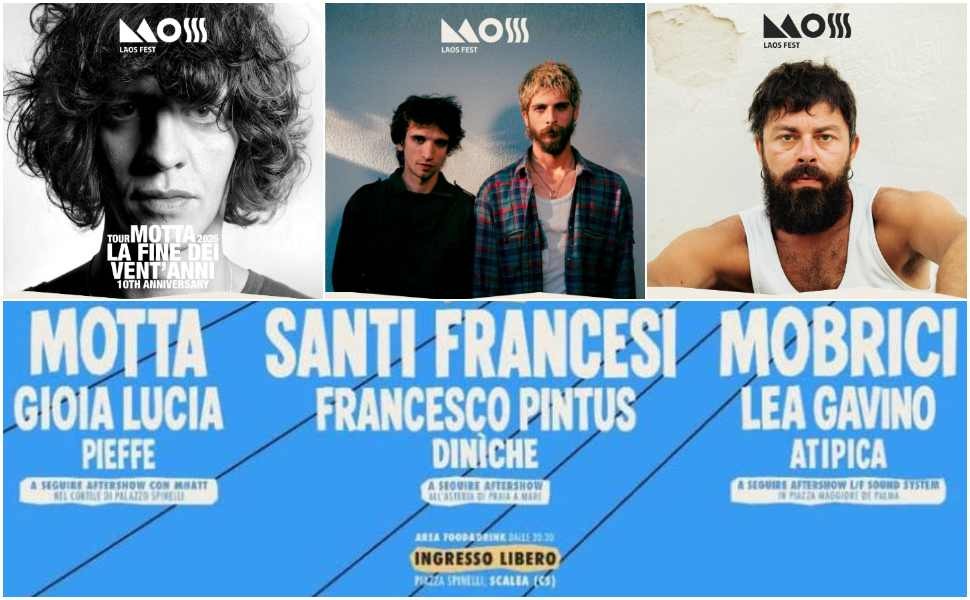 Laos Fest 2026, a Scalea i concerti di Motta, Santi Francesi e Mobrici - Foto Uff. Stampa Laos Fest 