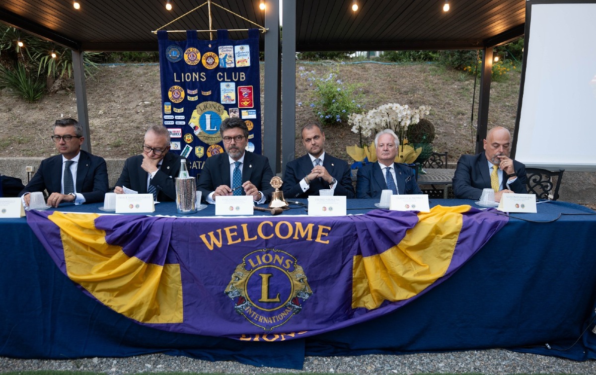 Lions Club Catanzaro Host, Pietro Siragusa nuovo presidente: «Servire è la nostra direzione» - Foto Uff. Stampa Lions Club Host Catanzaro 