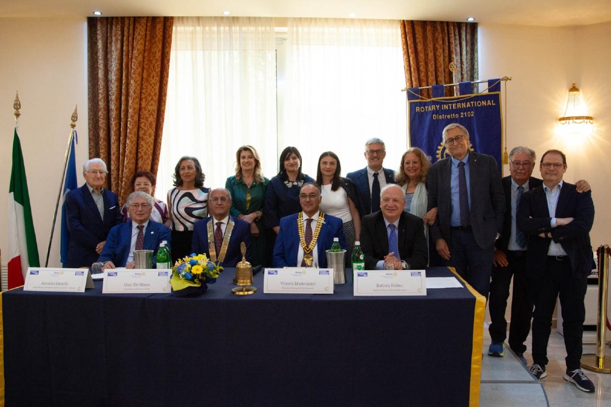 Reventino, il Rotary Club celebra 30 anni di servizio: Vittorio Mastroianni è il nuovo presidente