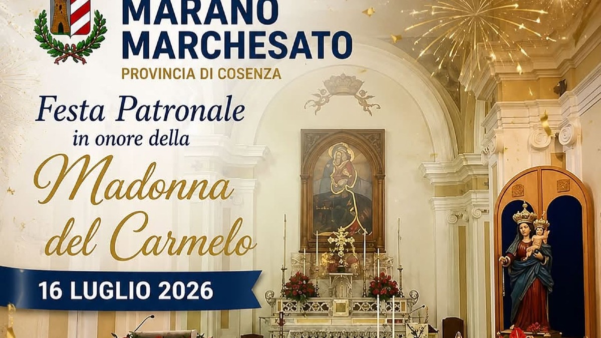 Marano Marchesato celebra la Madonna del Carmelo  - Fonte Uff. Stampa Comune di Marano Marchesato 