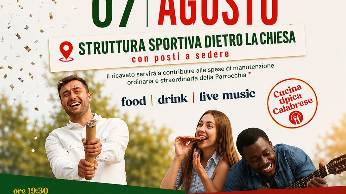 Davoli Marina celebra la 34ª Festa dell'Incontro: tradizione, sapori calabresi e musica dal vivo -  Foto Uff. Stampa Comune Davoli Marina
