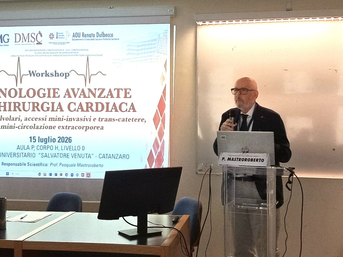 Cardiochirurgia d'eccellenza a Catanzaro: al workshop della Dulbecco focus sulle tecnologie più avanzate - Foto Uff. Stampa UOC Cardiochirurg