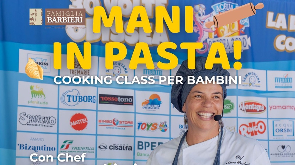 Odissea 2000, weekend con Radio Kiss Kiss e lunedì i bambini protagonisti della cooking class "Mani in Pasta!" - Foto Uff. Odissea 2000