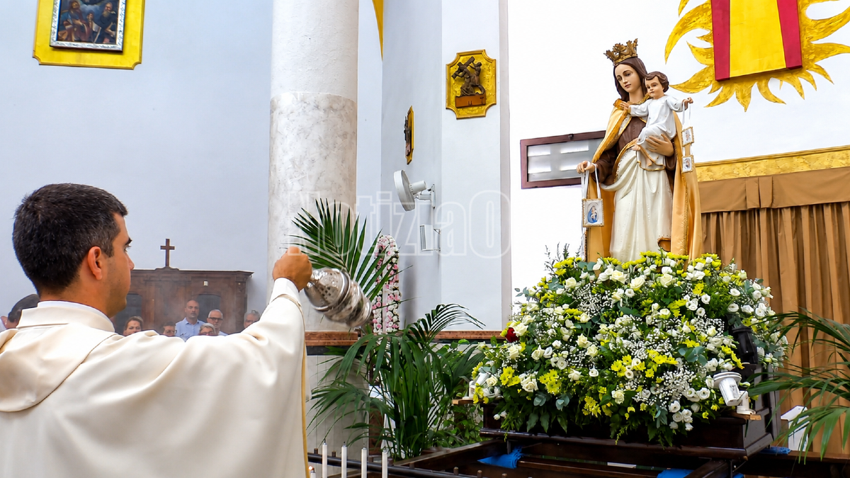 (VIDEO) Madonna del Carmelo, don Stefano Cava: «I crotonesi la sentono profondamente» - Foto: Redazione 