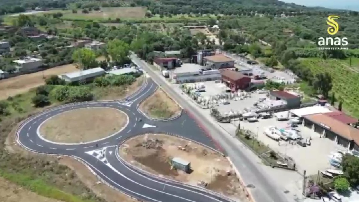 Palmi, aperta al traffico la nuova rotatoria sulla Statale 18 “Tirrena Inferiore” - Foto: Uff. Stampa Anas
