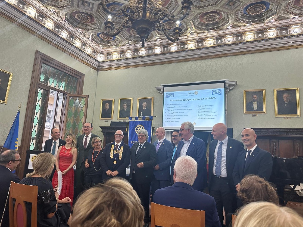 Rotary Club Catanzaro, Nicola Trapasso è il nuovo presidente nel 75° anniversario - Foto Uff. Stampa Rotary Club Catanzaro 