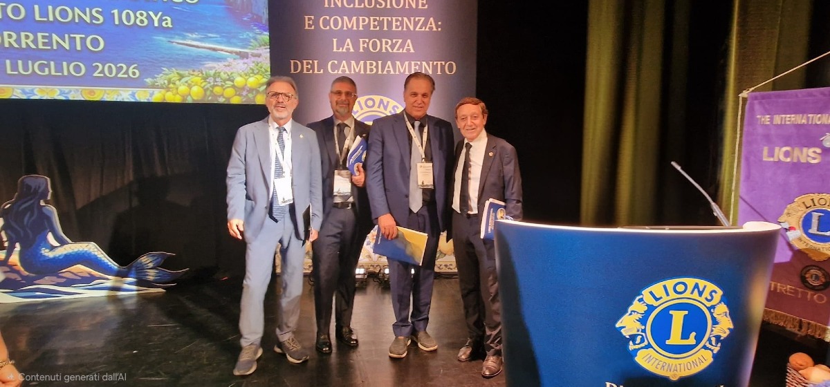 Lions Lamezia-Valle del Savuto, cinque incarichi al congresso di Sorrento - Foto Uff. Stampa Lions Club 