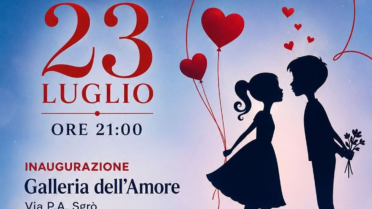 San Pietro a Maida inaugura la Galleria dell'Amore con musica e atmosfera -  Foto Uff. Stampa Comune di San Pietro a Maida 