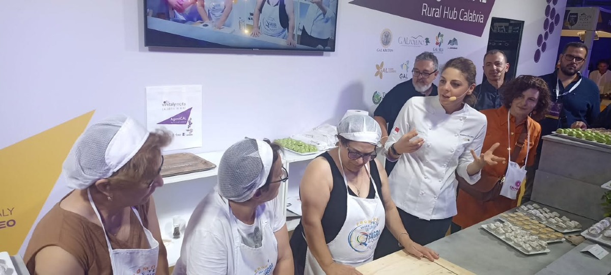 GAL Riviera dei Cedri protagonista al Vinitaly con il Fusillo di Orsomarso - Foto Uff. Stampa Gal riviera dei cedri