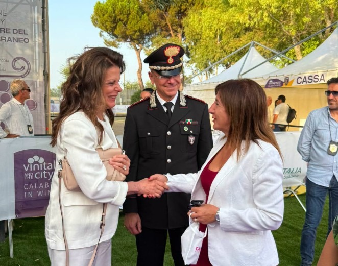 Villapiana protagonista all’inaugurazione di Vinitaly and the City Calabria 2026 - Foto: Uff. Stampa Comune di Villapiana