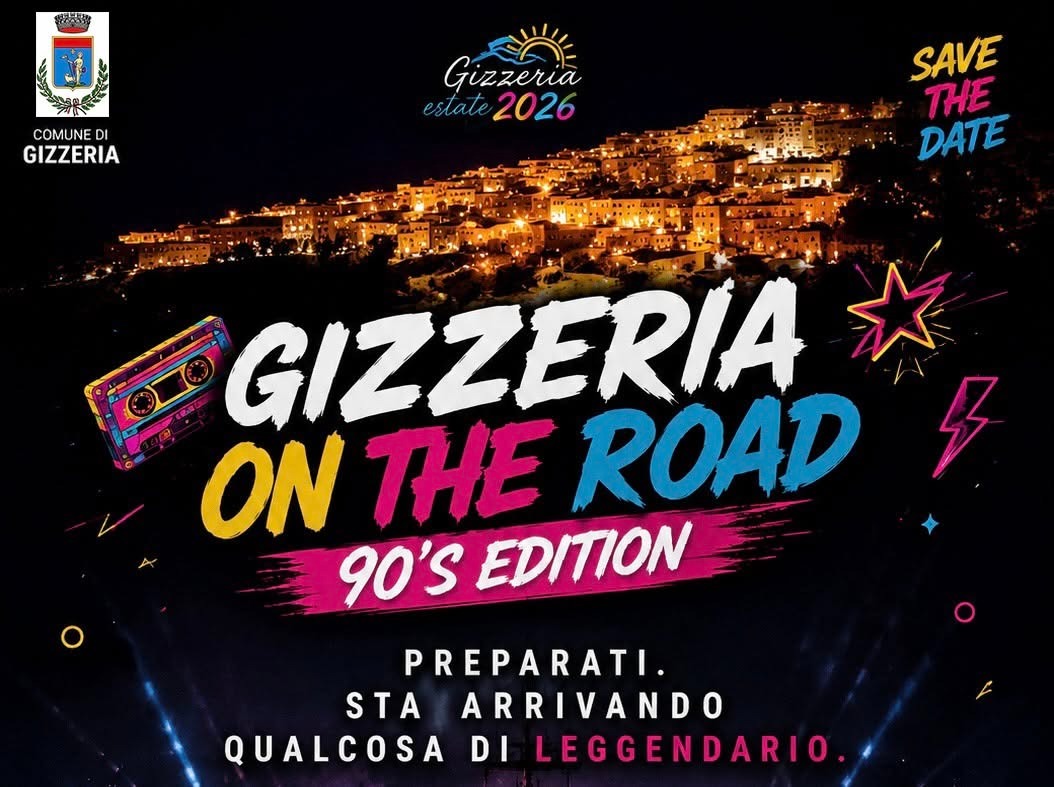 Gizzeria On The Road 2026, la Notte Bianca si accende con la 90's Edition - Foto Locandina Ufficiale 