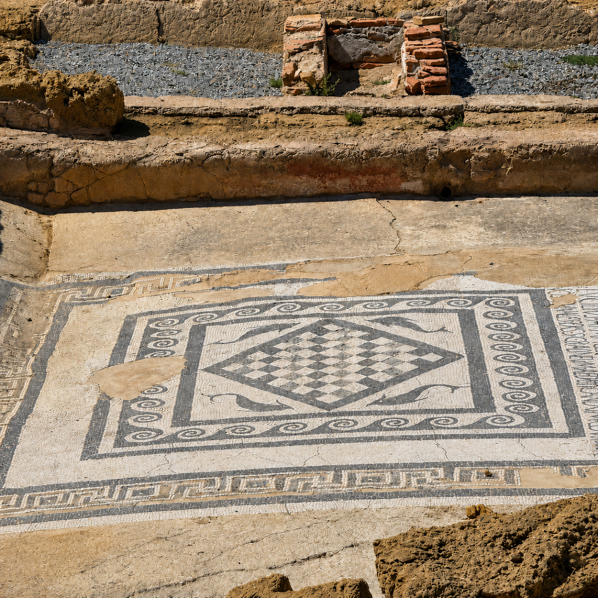 Riapre il Balneum di Capo Colonna: torna visitabile il prezioso mosaico dei delfini - 