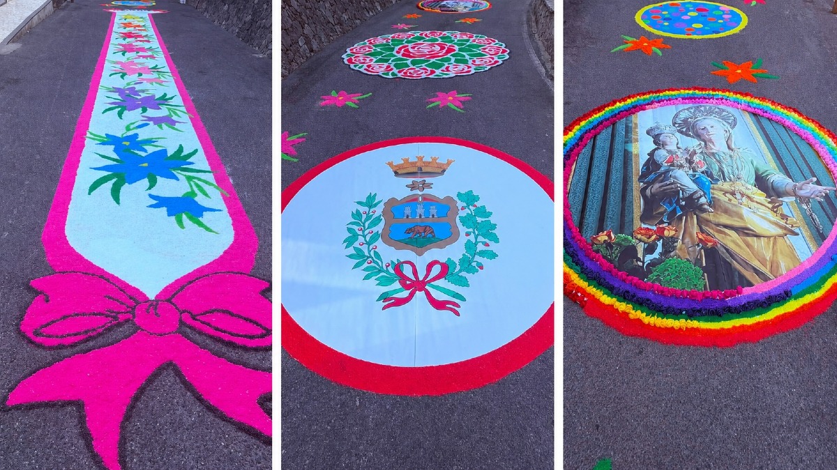 Orsomarso celebra Sant'Anna: il borgo si veste di fiori per la tradizionale Infiorata - Foto Uff. Stampa Comune di Orsomarso