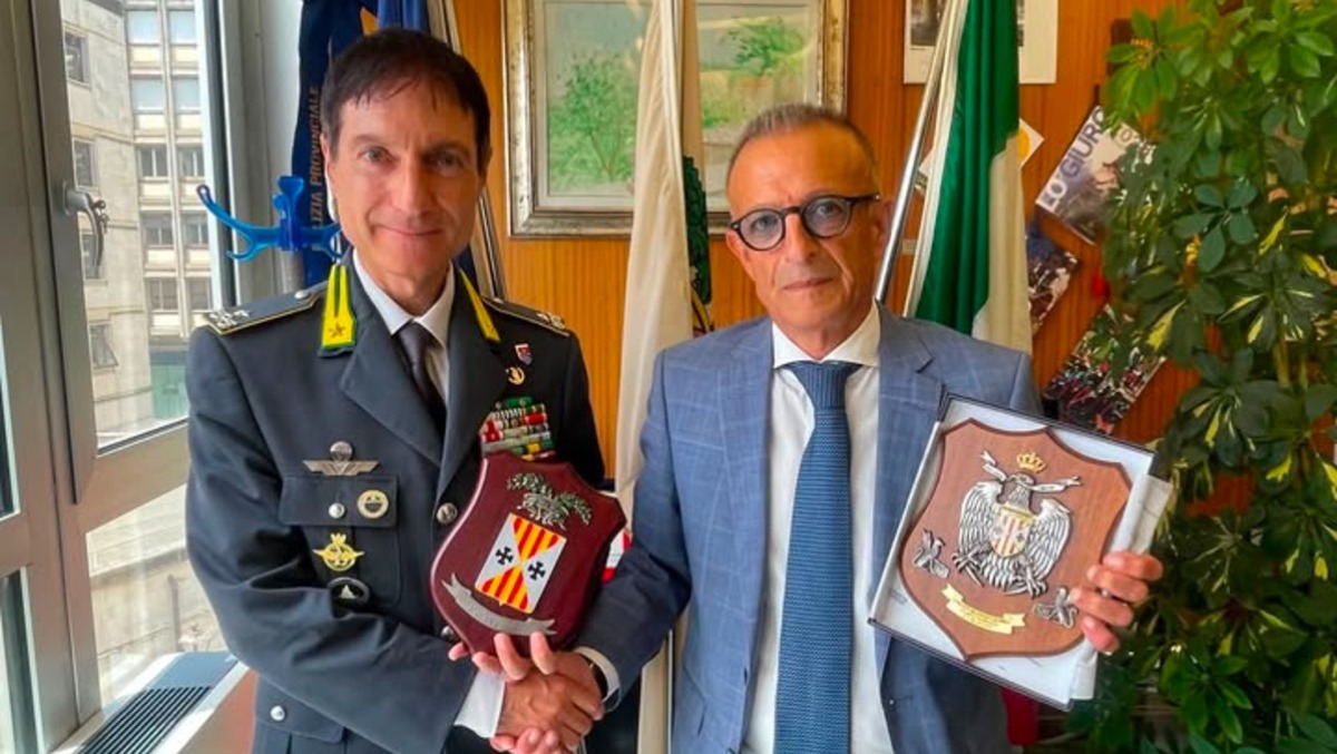 Provincia di Catanzaro, incontro tra Mormile e il nuovo comandante regionale della Guardia di Finanza - Foto: Uff. Stampa Provincia di Catanzaro