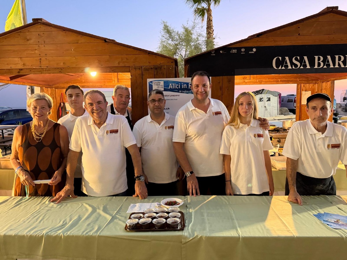 Festival delle Alici di Fuscaldo, Casa Barbieri celebra il mare calabrese  - Foto: Uff. Stampa Hotel Ristorante Barbieri/Altomonte