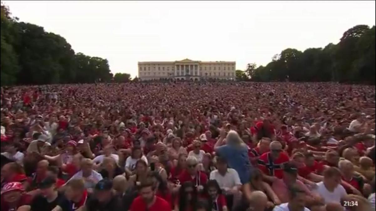 Norvegia torna a casa dopo i Mondiali, il 'row' con il principe e 90mila tifosi - Video - 