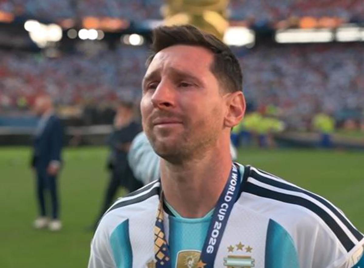 Messi in lacrime, l''adios' commosso di Adani dopo la finale dei Mondiali - 