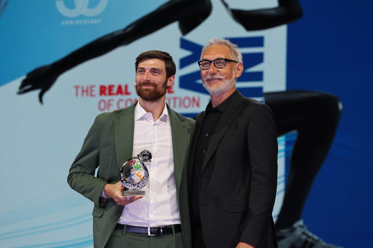 Premio Fair Play Menarini a Simone Anzani: "Orgoglio e responsabilità trasmettere valori" - 