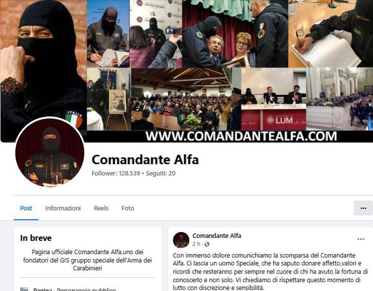E' morto il 'Comandante Alfa', tra fondatori Gis Carabinieri - 