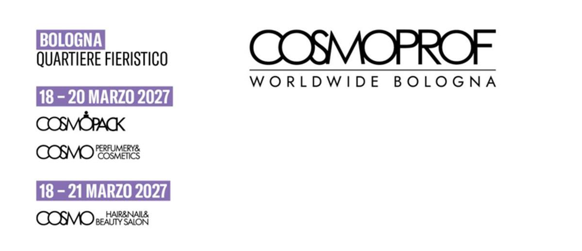 Cosmoprof Worldwide Bologna torna dal 18 al 21 marzo 2027 - 