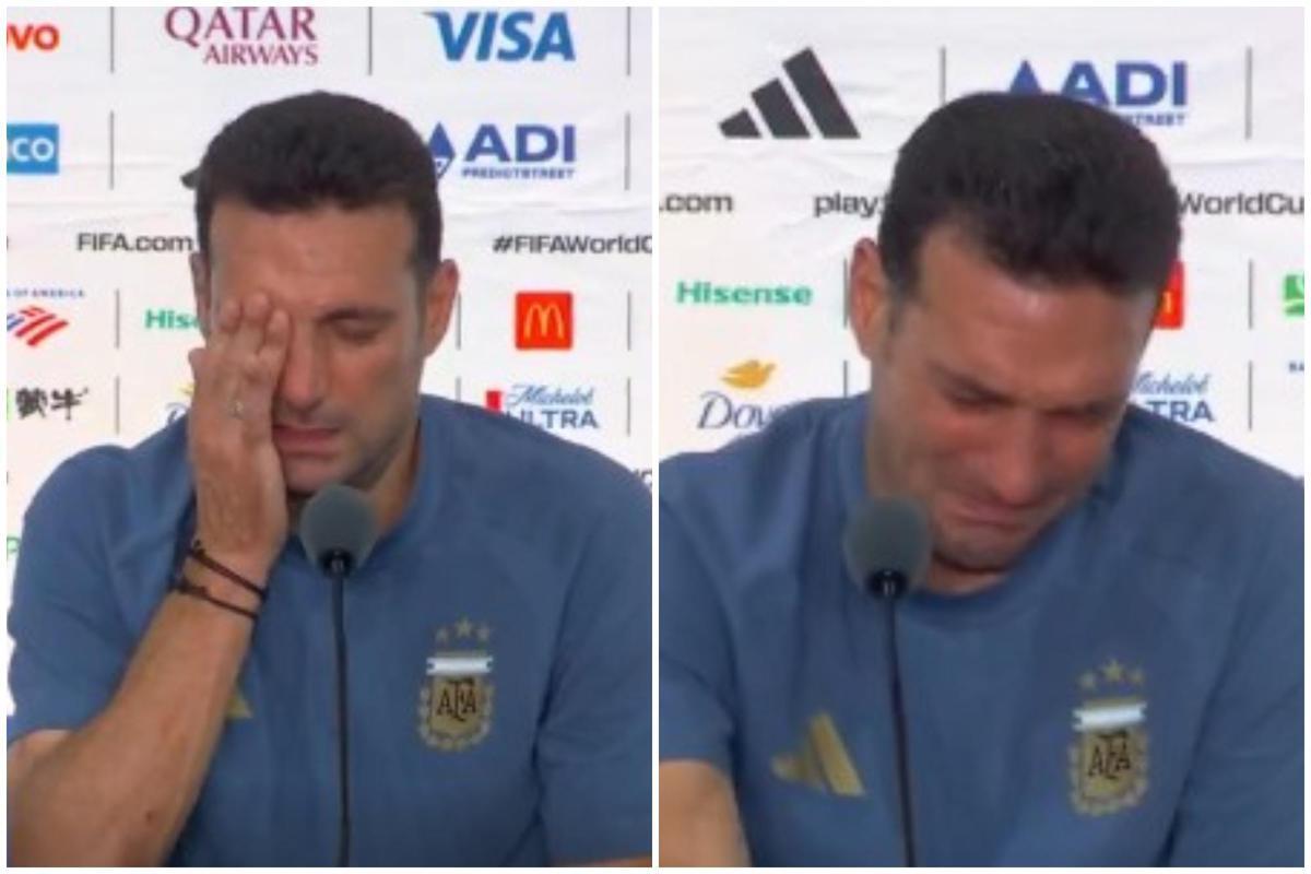 Argentina, Scaloni scoppia a piangere e abbandona conferenza - Video - 