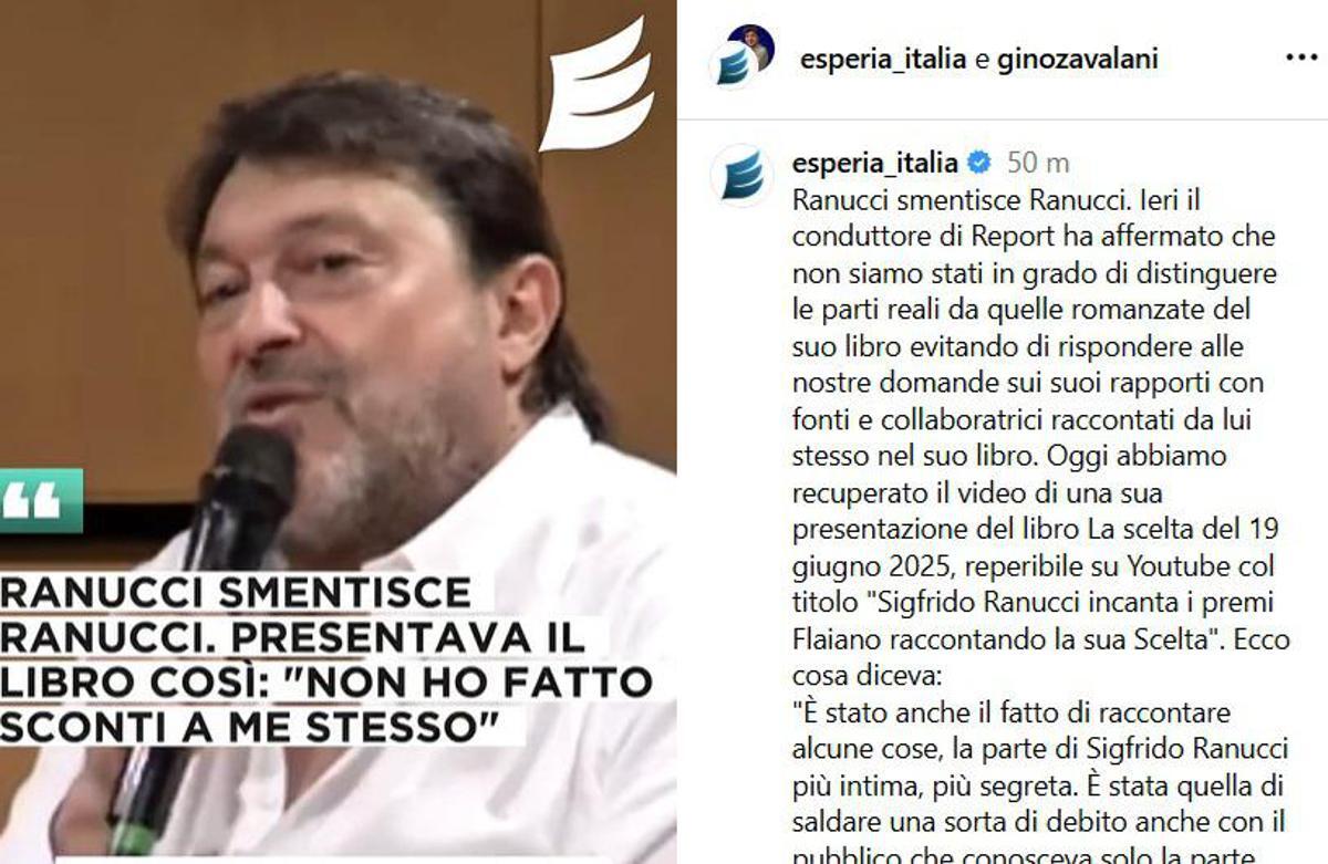 Ranucci, Esperia: "In un video smentisce sé stesso, a quale versione dobbiamo credere?" - 