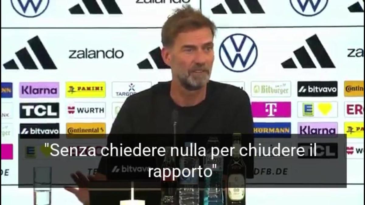 Germania, Klopp ct si presenta con l'aut aut: "Se toccate la mia famiglia me ne vado" - Video - 