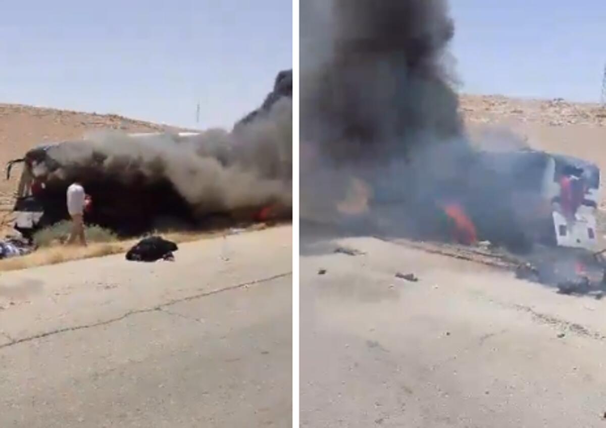 Siria, scontro tra due bus in autostrada: 19 morti e 27 feriti - 