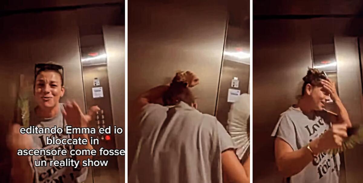 Emma bloccata in ascensore, il video diventa virale: "Tutte a me succedono..." - 