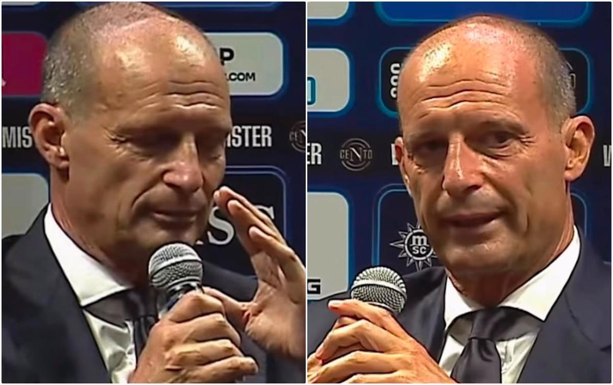 Napoli, Allegri ricorda sua madre e si commuove in conferenza - Video - 