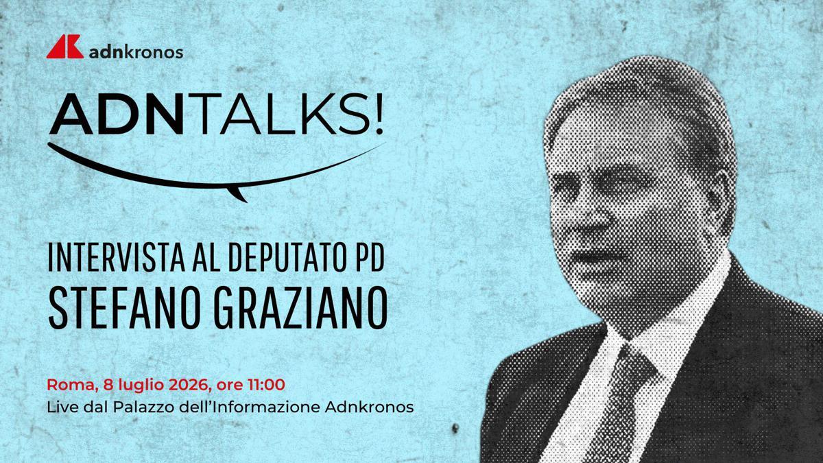 Pd, Stefano Graziano domani alle 11 ospite dell'Adnkronos - 