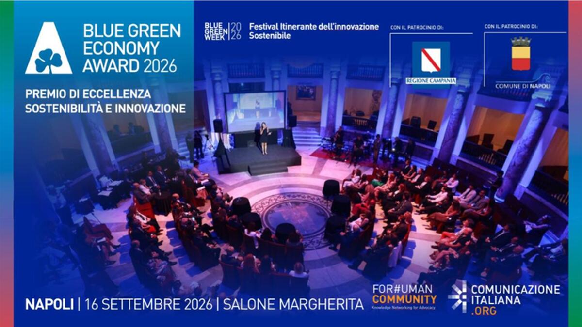 Blue Green Economy Award 2026, pubblicate le aziende finaliste e i Premi Speciali - 
