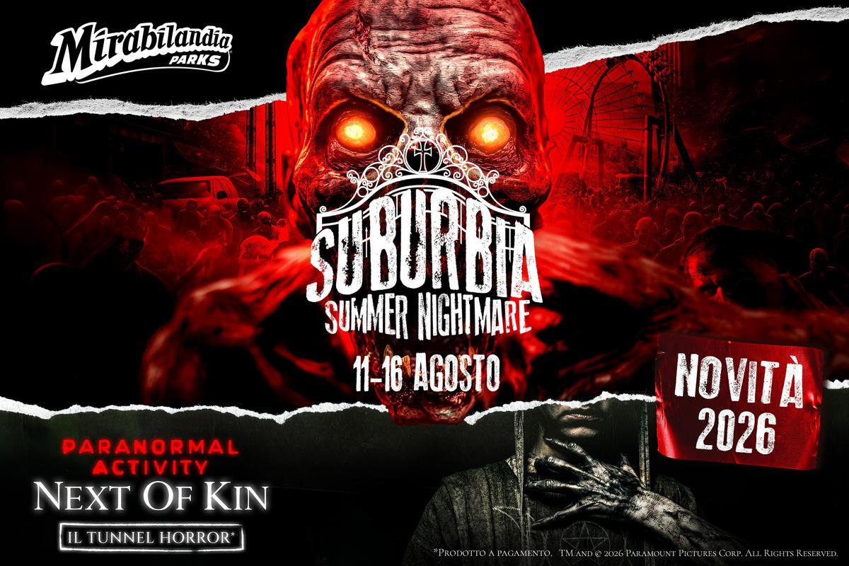 Mirabilandia, dall'11 agosto Suburbia Summer Nightmare per appassionati del brivido - 