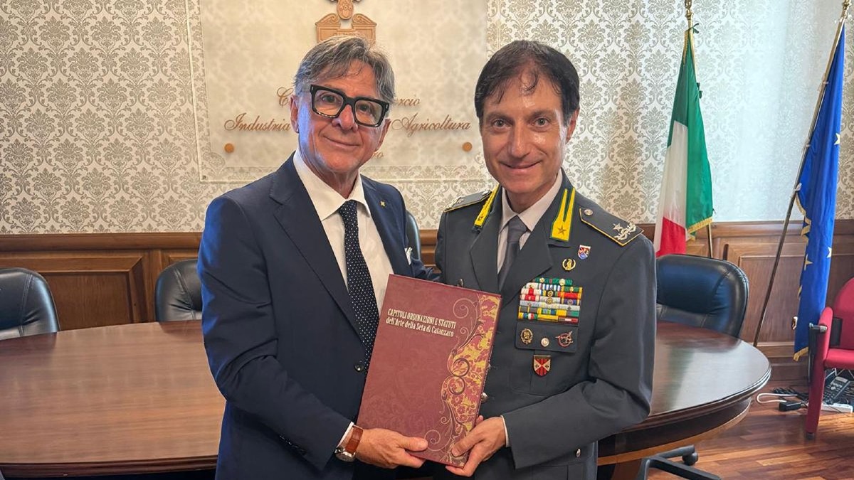 Visita Comandante Guardia di finanza Camera di Commercio Catanzaro - Foto Uff. Stampa Camera di Commercio Catanzaro 16 luglio 2026