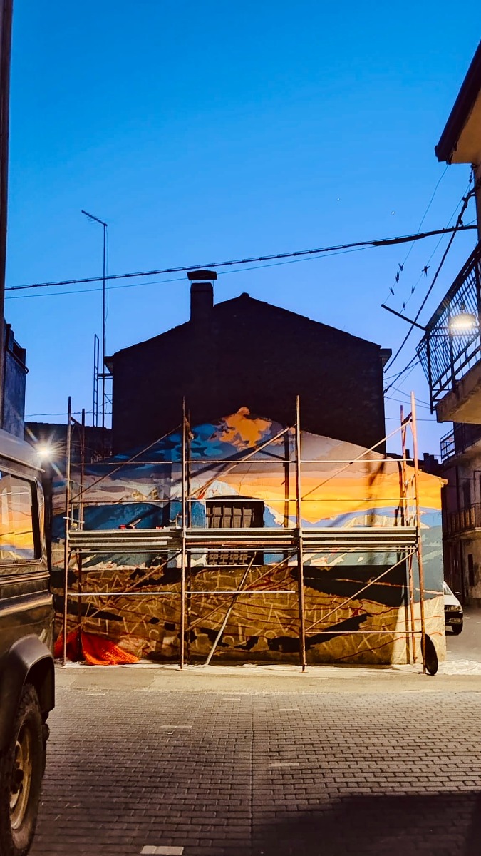 Murale Pallagorio - Foto Uff. Stampa Fili Meridiani 20 luglio 2026