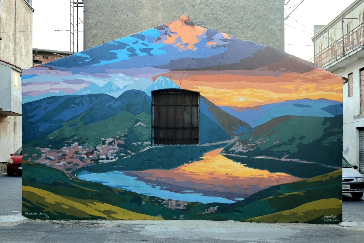 Murale Pallagorio - Foto Uff. Stampa Fili Meridiani 20 luglio 2026