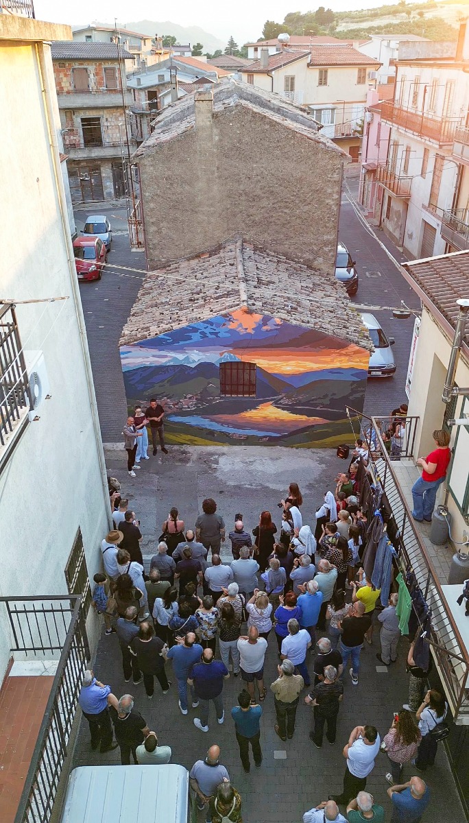 Murale Pallagorio - Foto Uff. Stampa Fili Meridiani 20 luglio 2026