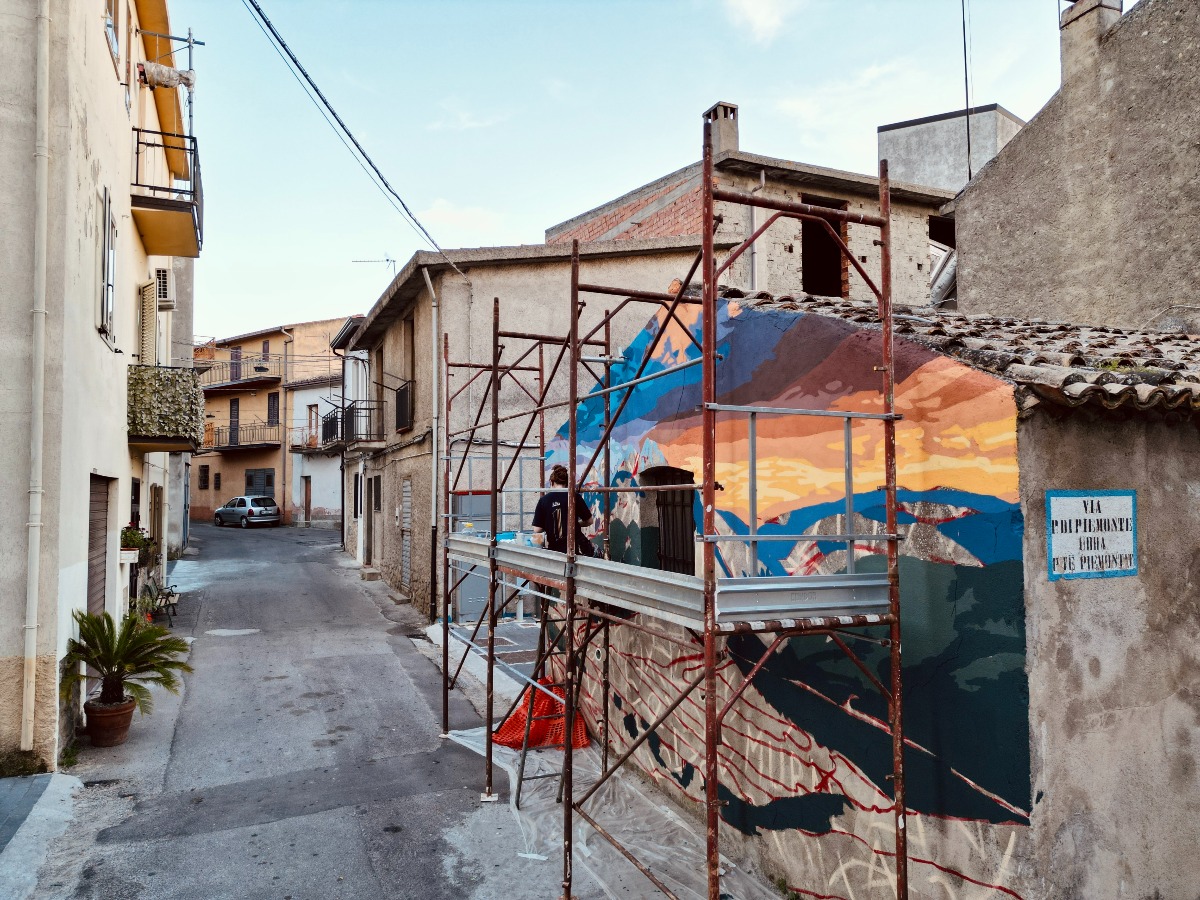 Murale Pallagorio - Foto Uff. Stampa Fili Meridiani 20 luglio 2026