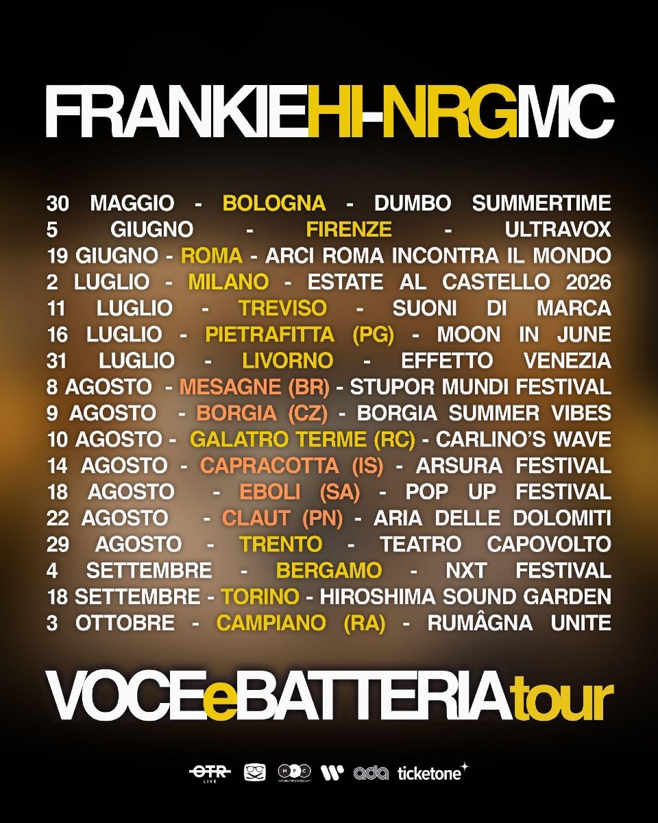 Frankie Energie Tour 2026 - Foto Uff. Stampa 20.07.2026 Help Media Pr 