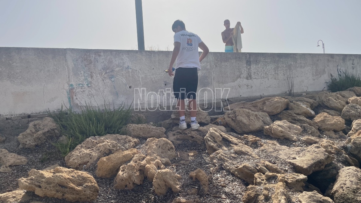 Pulizia Spiaggia volontari Akrea - Foto Redazione 20.07.2026