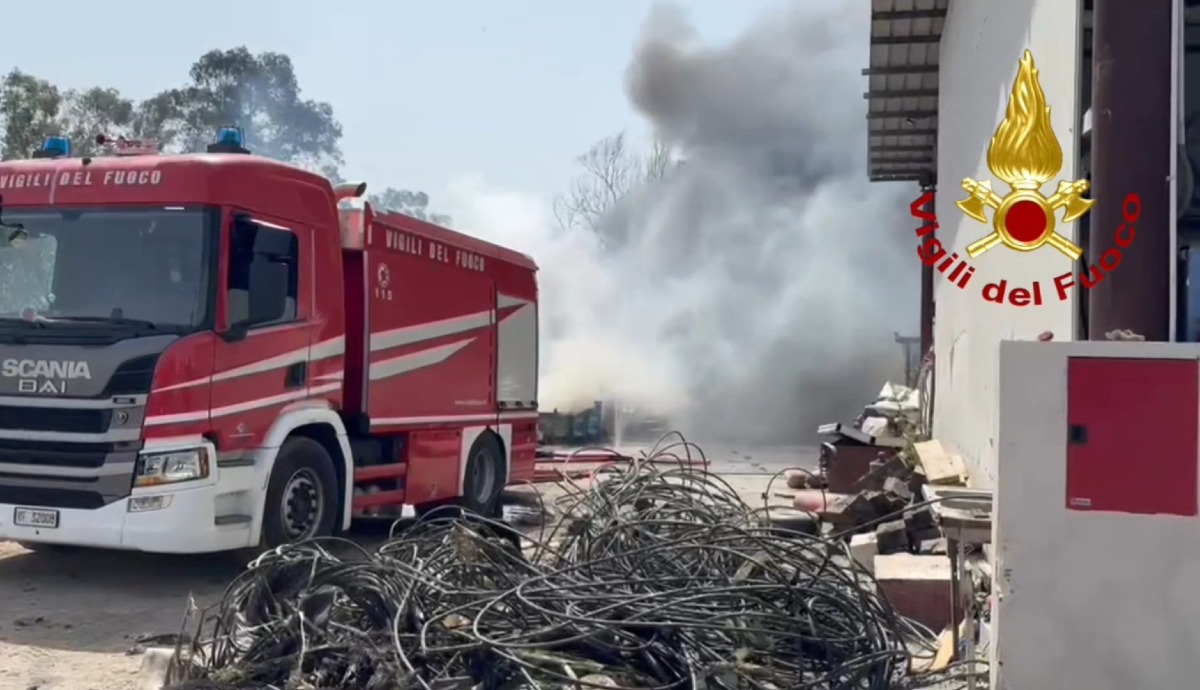 Incendio Campodenaro - Foto Uff. Stampa Vigili del Fuoco 20.07.2026