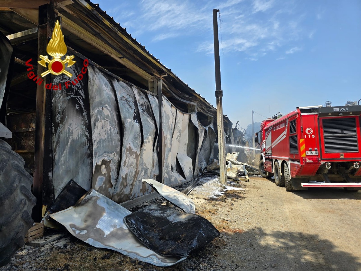 Incendio Margherita - Foto Uff. Stampa Vigili del fuoco 26.07.2026