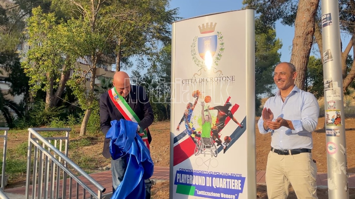 Inaugurazione playground di quartiere - Via Gioacchino da Fiore -  Foto redazione 29.07.2026